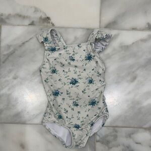 Floral Kids Swim One Piece